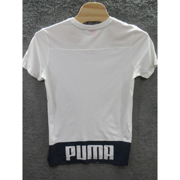 NWT PUMA Crew Neck Pique Tee Shirt White/Whisper White TL25280 Men's Large - Picture 1 of 16